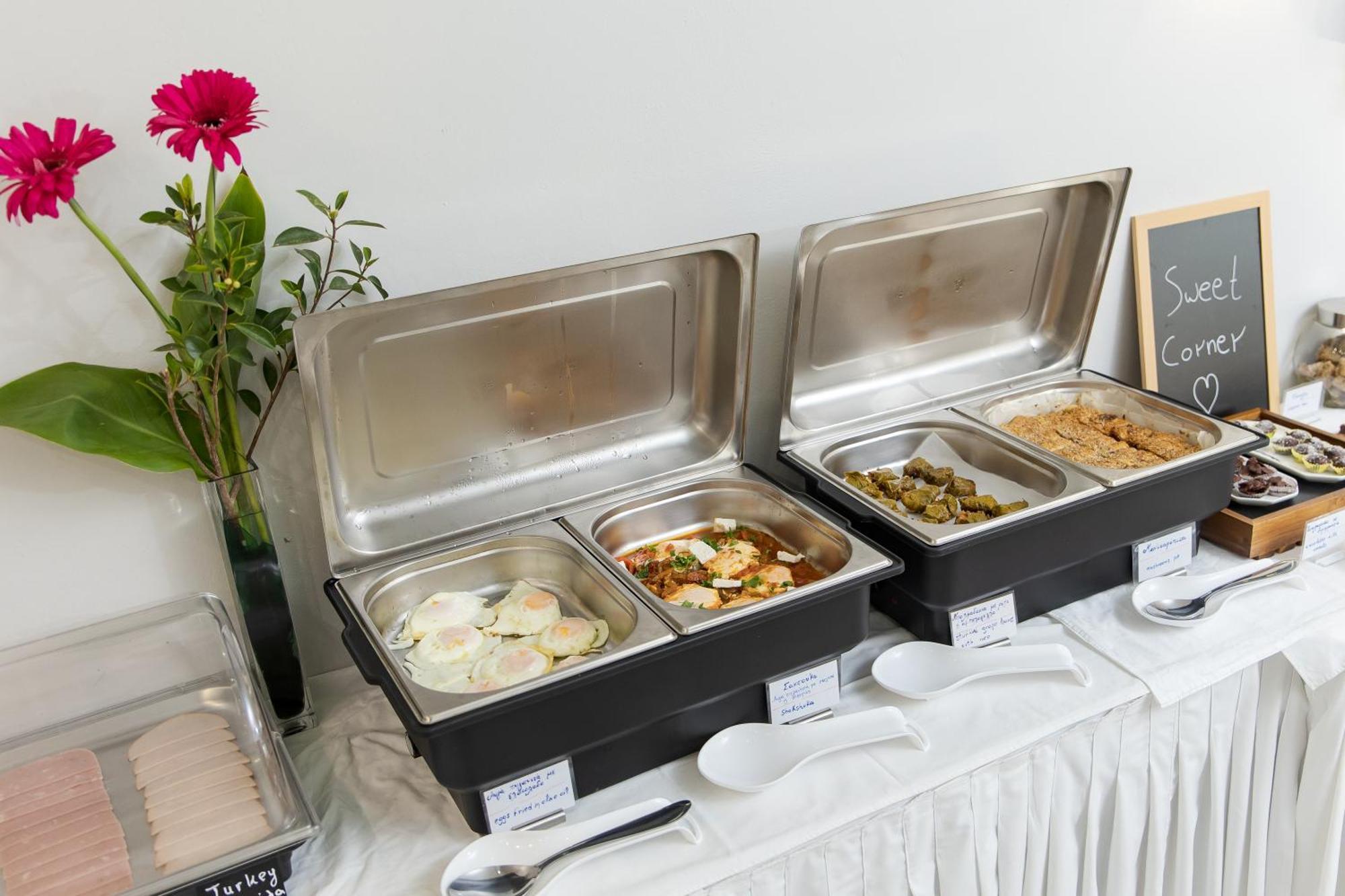 Athina Beach Hotel Kato Daratso Bagian luar foto