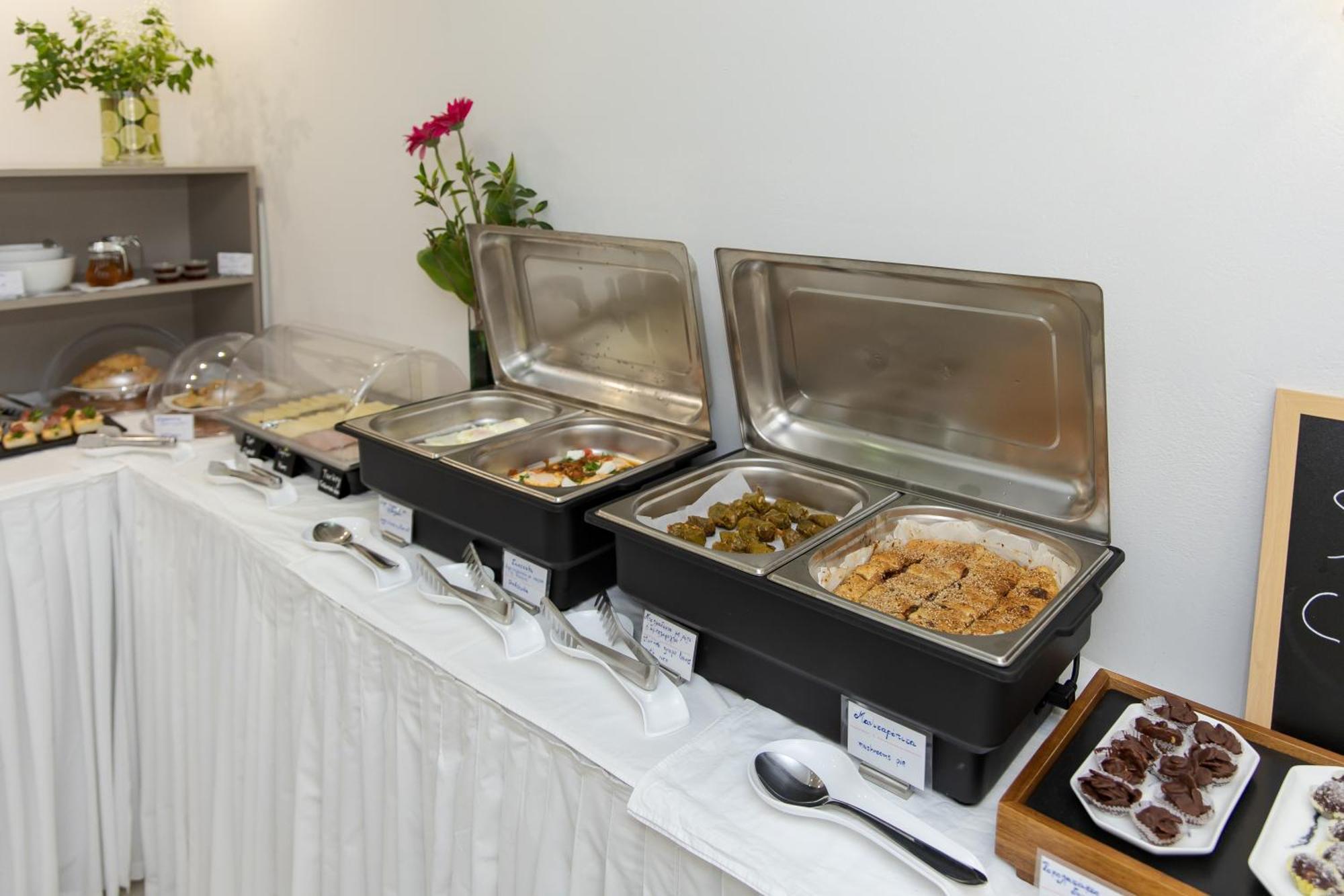 Athina Beach Hotel Kato Daratso Bagian luar foto