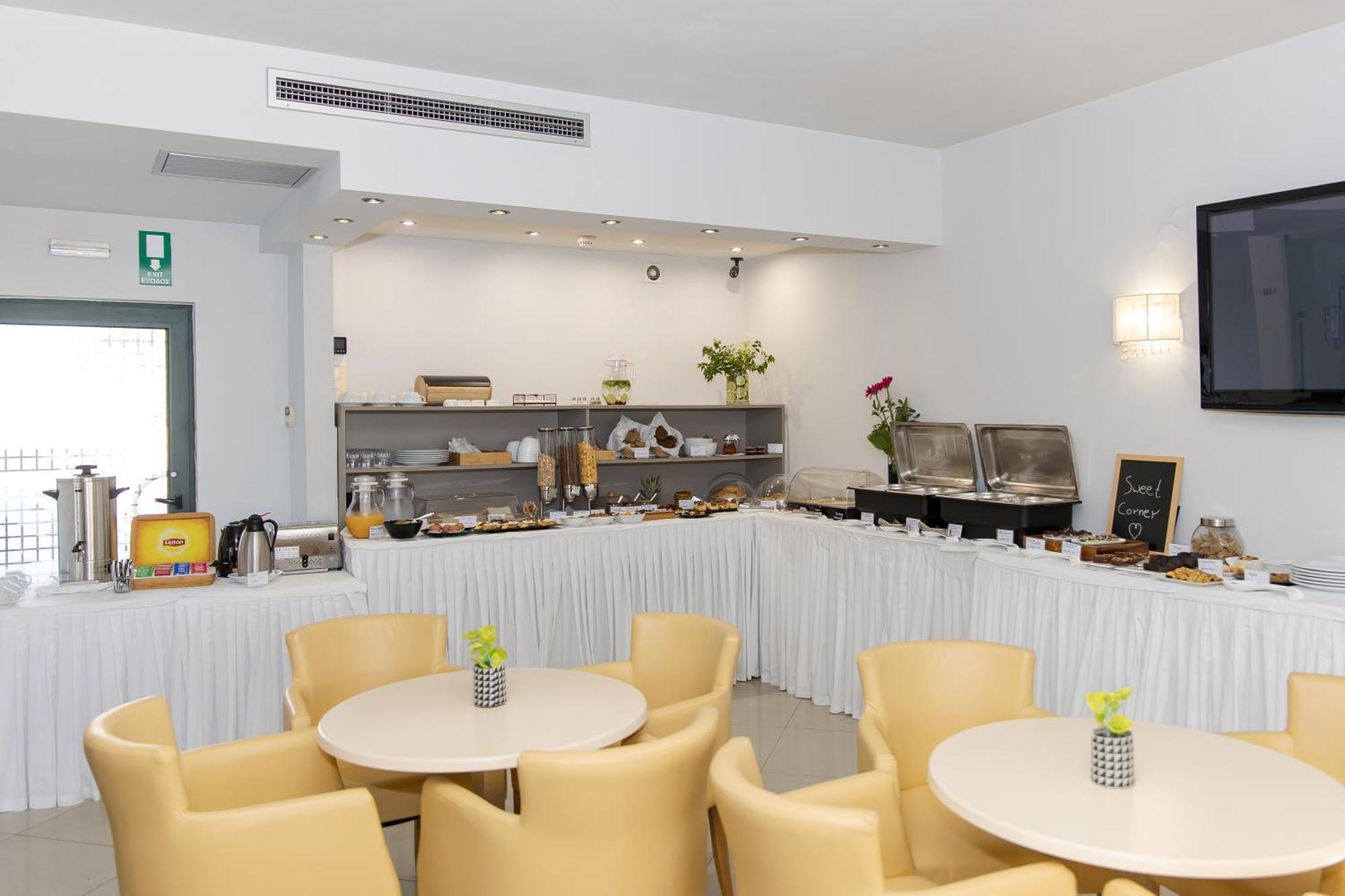 Athina Beach Hotel Kato Daratso Bagian luar foto